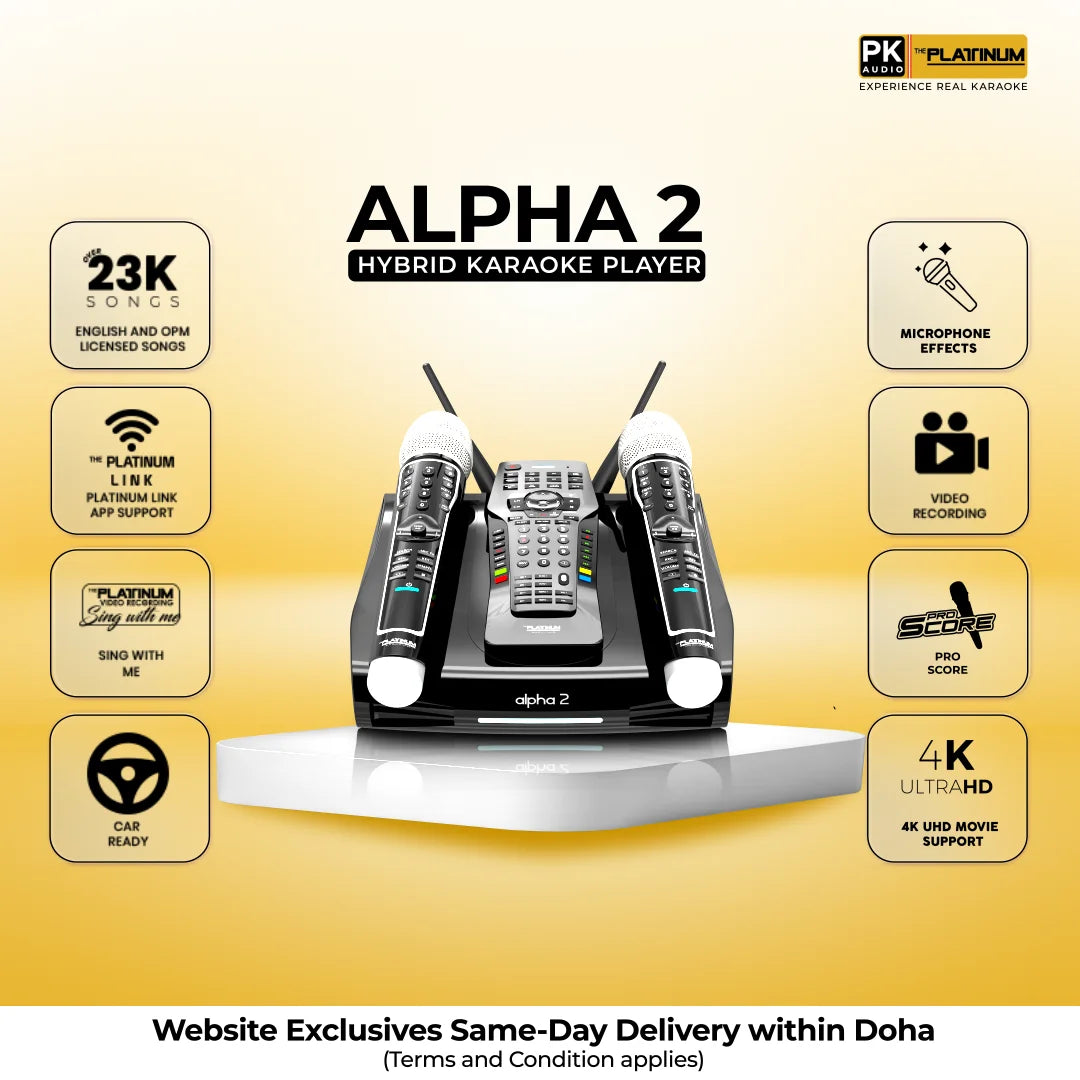 Alpha 2 Hybrid Karaoke Player with Free Camera