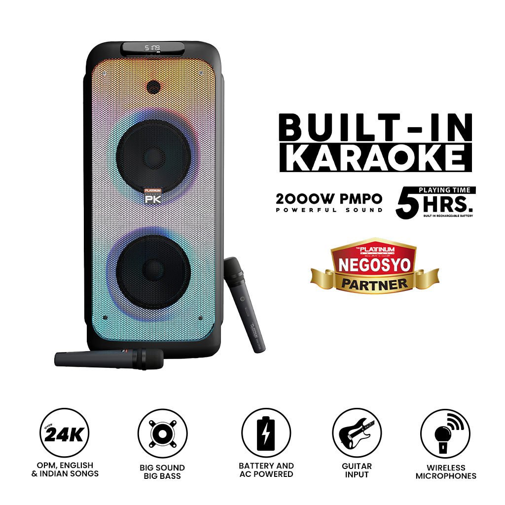 DK88 Duo Party Jukebox Karaoke Speaker