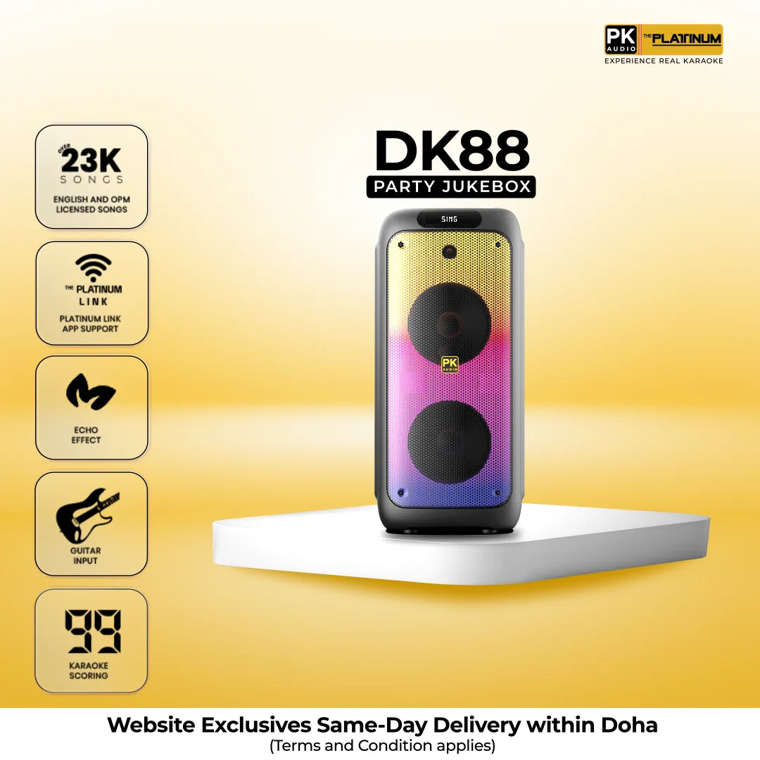 DK88 Duo Party Jukebox Karaoke Speaker