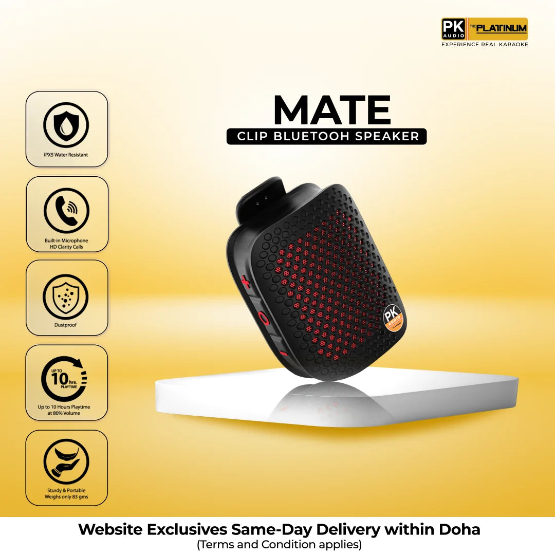 Mate Portable BT Clip-On Speaker
