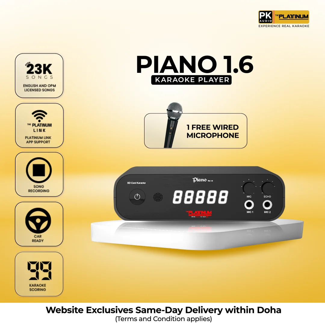 Piano With 1 Free Wired Mic KS5000