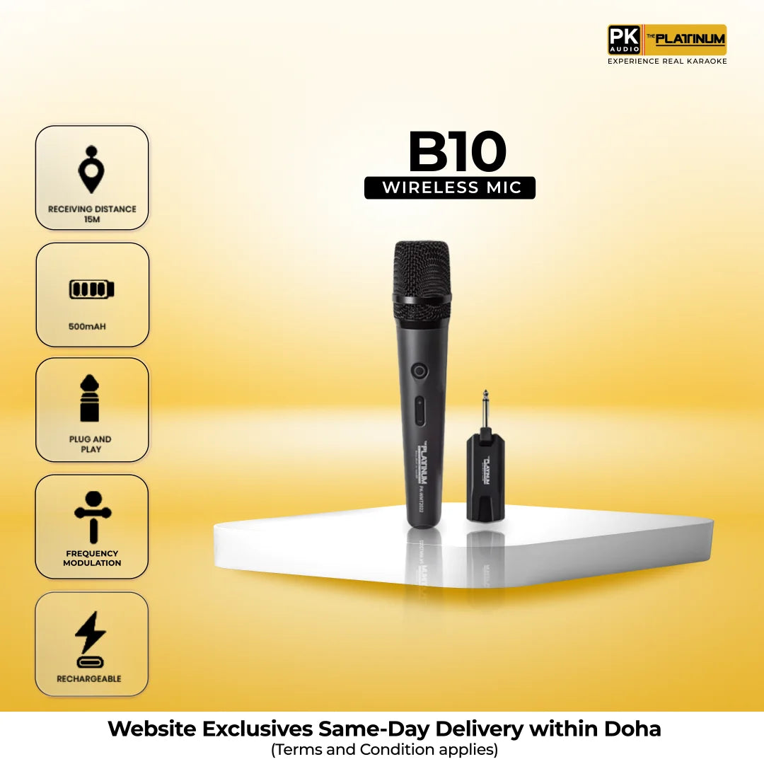 B10 Portable Wireless Microphone
