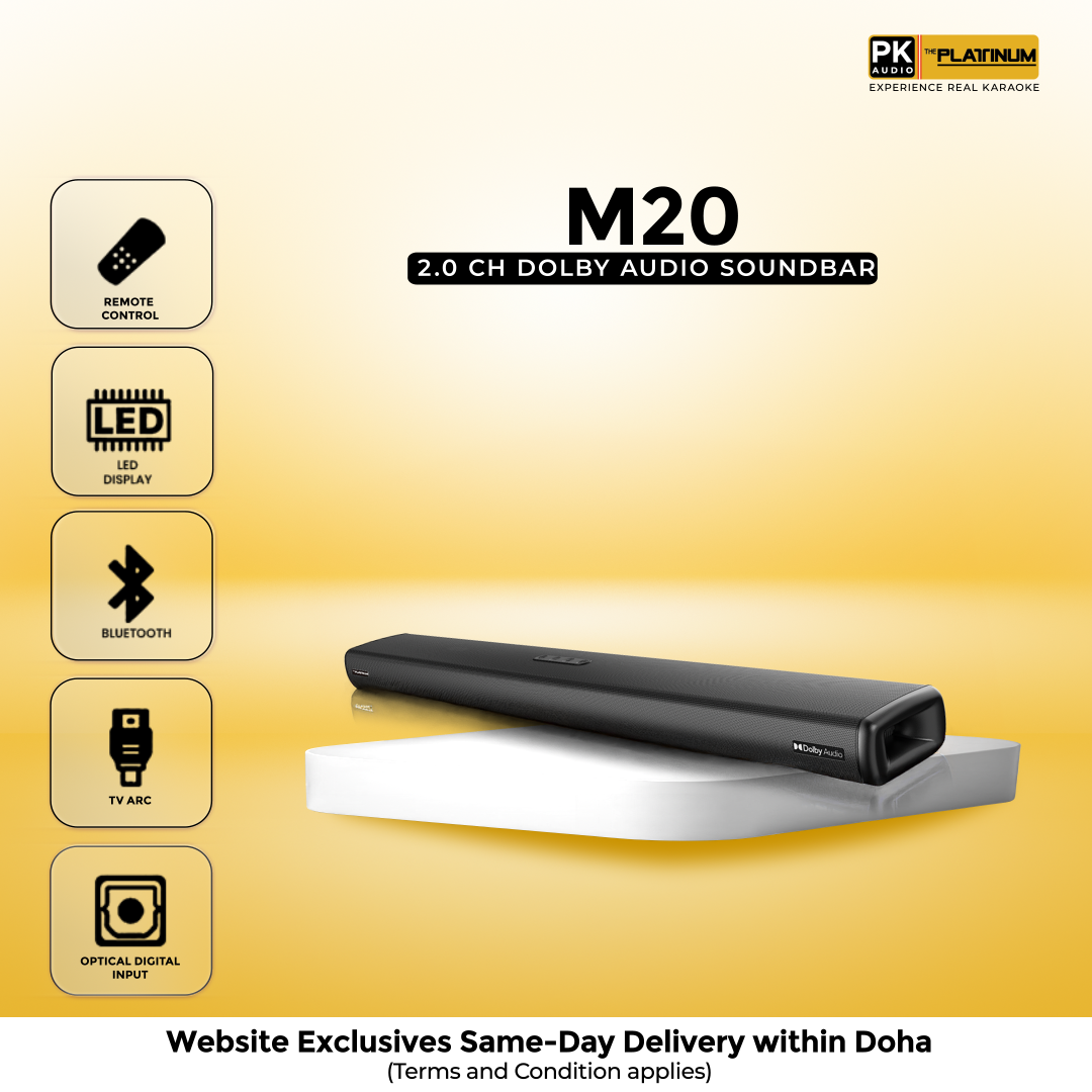 M20 2.0 CH Dolby Audio Soundbar