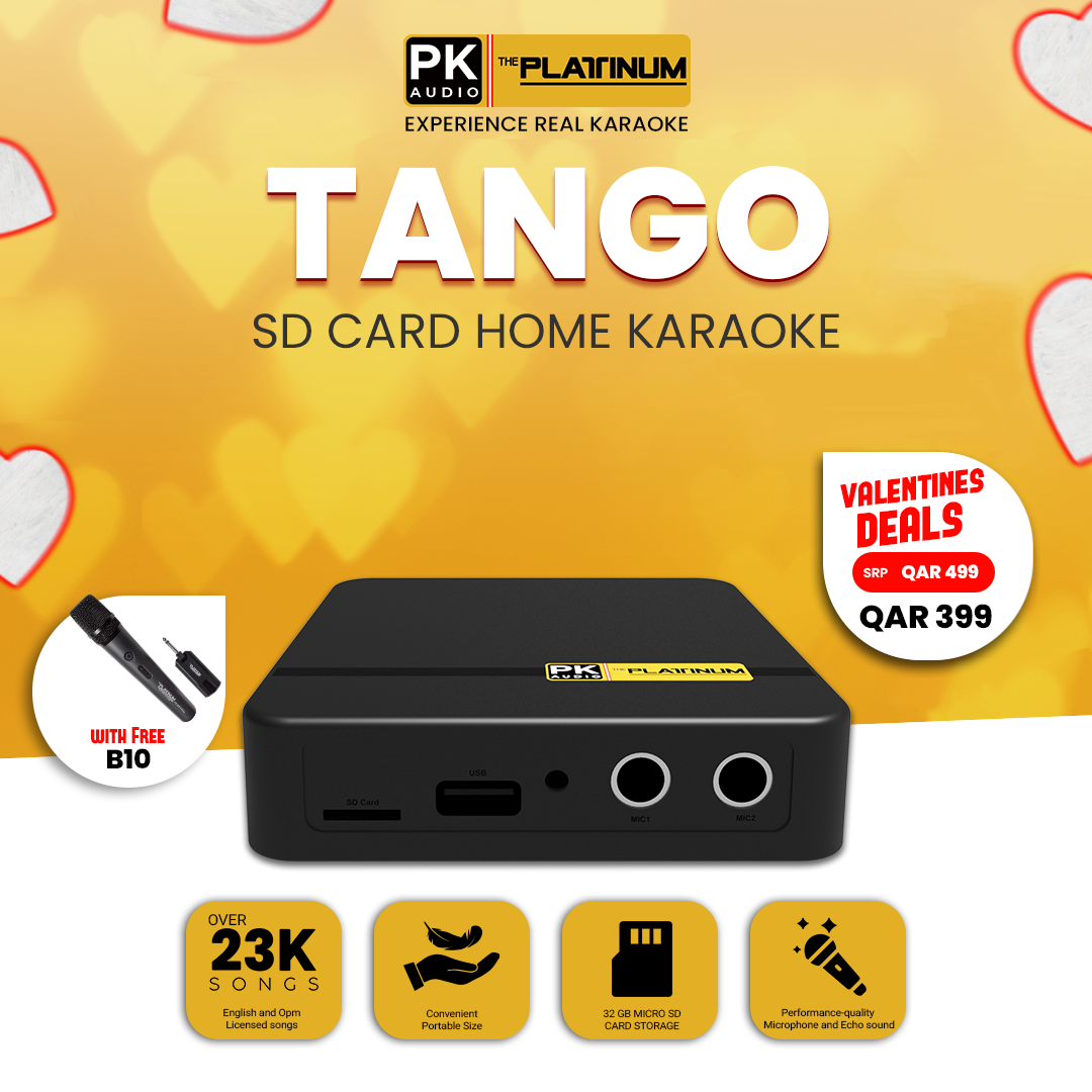 Tango SD Card Karaoke Player with Free B10