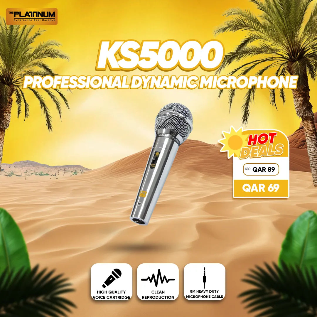 KS-5000 PROFESSIONAL DYNAMIC MICROPHONE