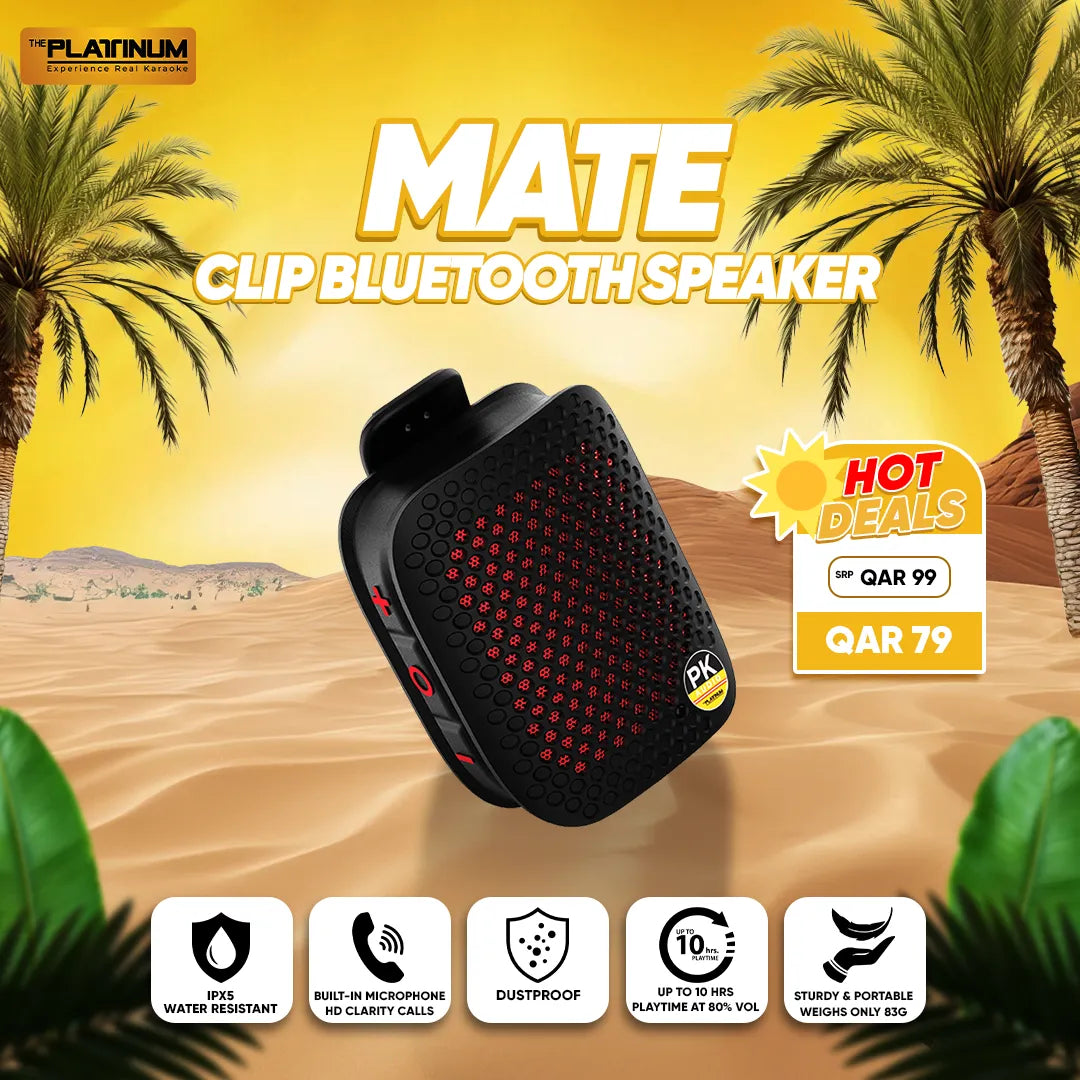 Mate Portable BT Clip-On Speaker